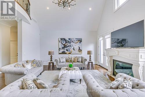 332 Sawyer Road, Oakville, ON - Indoor Photo Showing Living Room With Fireplace