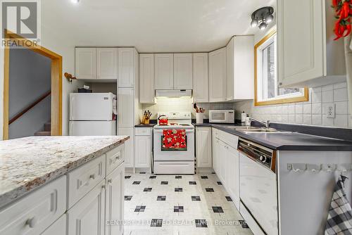 970 Cumberland Avenue, Peterborough (Northcrest), ON - Indoor Photo Showing Kitchen With Double Sink