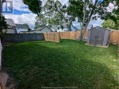 1 Mcnaughton Avenue, Wallaceburg, ON - Outdoor With Backyard