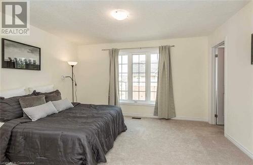 View of carpeted bedroom - 88 Decorso Drive Unit# 44, Guelph, ON - Indoor Photo Showing Bedroom