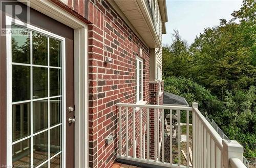 View of balcony - 88 Decorso Drive Unit# 44, Guelph, ON - Outdoor With Exterior