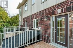 Wooden balcony with a deck - 