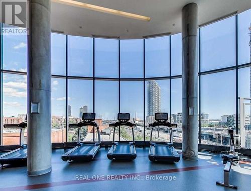 210 - 3 Market Street, Toronto, ON - Indoor Photo Showing Gym Room