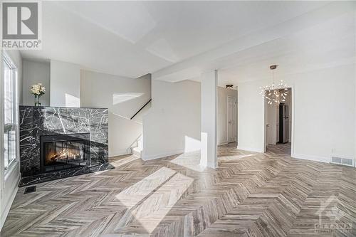 1945 Greenway Park, Ottawa, ON - Indoor Photo Showing Living Room With Fireplace