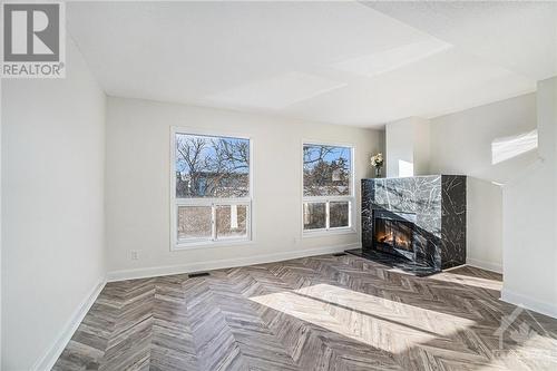 1945 Greenway Park, Ottawa, ON - Indoor Photo Showing Living Room With Fireplace