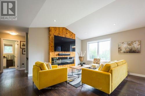 1053 Smith Street, Quinte West, ON - Indoor Photo Showing Living Room With Fireplace