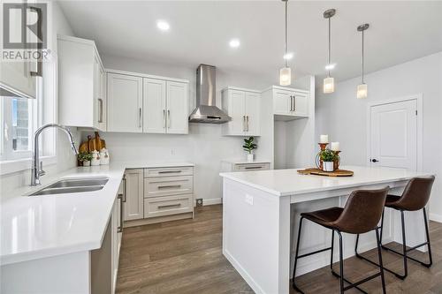 3585 Britt Boulevard, Plympton-Wyoming, ON - Indoor Photo Showing Kitchen With Double Sink With Upgraded Kitchen