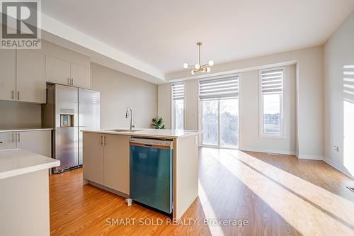 26 George Bales Lane, Richmond Hill, ON - Indoor Photo Showing Kitchen With Fireplace