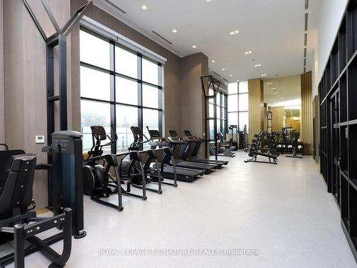 314-395 Dundas St W, Oakville, ON - Indoor Photo Showing Gym Room