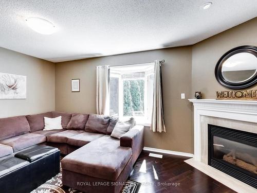 5786 Mersey St, Mississauga, ON - Indoor Photo Showing Living Room With Fireplace