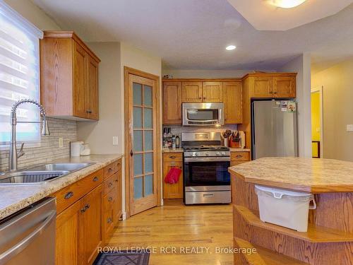 44 Geddes St W, Minto, ON - Indoor Photo Showing Kitchen With Double Sink