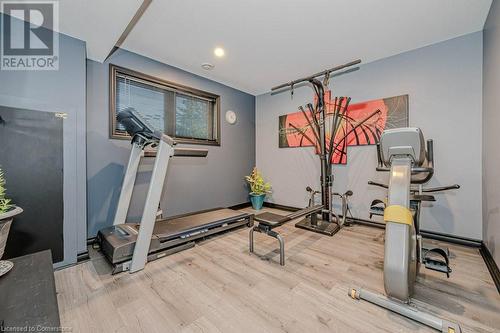 Workout area - 2378 Headon Road, Burlington, ON - Indoor Photo Showing Gym Room