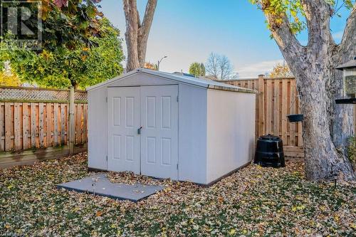 View of storage shed - 2378 Headon Road, Burlington, ON - Outdoor