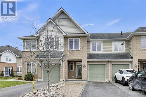 Beautiful curb appeal with widened driveway for side by side parking! - 368 Horseshoe Crescent, Stittsville, ON - Outdoor With Facade