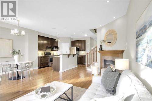 368 Horseshoe Crescent, Stittsville, ON - Indoor Photo Showing Living Room With Fireplace