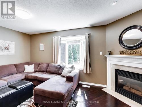 5786 Mersey Street, Mississauga, ON - Indoor Photo Showing Living Room With Fireplace