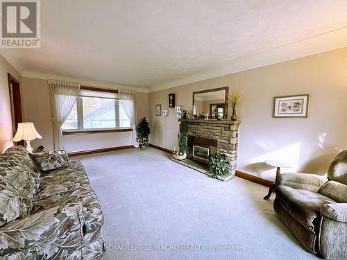 124 Aldercrest Avenue, Hamilton, ON - Indoor Photo Showing Living Room With Fireplace