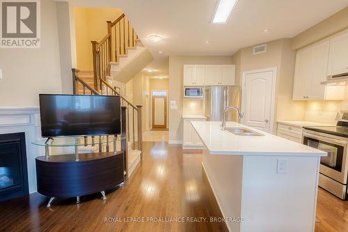 1341 Tremont Drive, Kingston (City Northwest), ON - Indoor Photo Showing Kitchen With Fireplace With Double Sink With Upgraded Kitchen