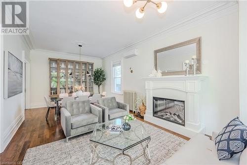 138 Dublin Street N, Guelph, ON - Indoor Photo Showing Living Room With Fireplace