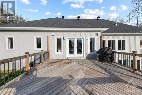 entertaining sixed deck with gas line for BBQ... - 875 Deertail Lane, Ottawa, ON - Outdoor With Deck Patio Veranda With Exterior