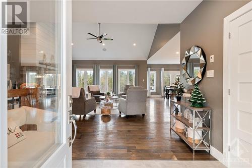 views to the back and the treed landscape... - 875 Deertail Lane, Ottawa, ON - Indoor