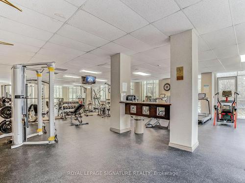 2907-156 Enfield Pl, Mississauga, ON - Indoor Photo Showing Gym Room