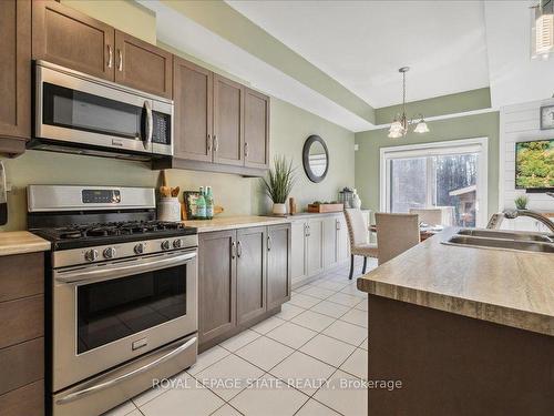 127 Kinsman Dr, Hamilton, ON - Indoor Photo Showing Kitchen With Double Sink