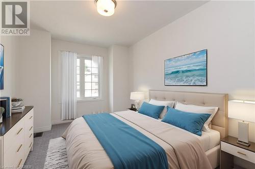 View of carpeted bedroom - 620 Colborne Street W Unit# 42, Brantford, ON - Indoor Photo Showing Bedroom