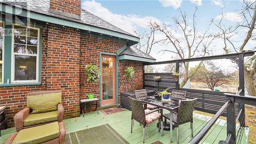 View of deck - 687 Highway 6 Highway, Caledonia, ON - Outdoor With Deck Patio Veranda With Exterior