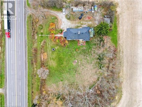 Birds eye view of property - 687 Highway 6 Highway, Caledonia, ON - Outdoor With View