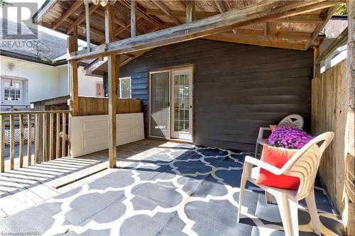 View of patio featuring a deck - 233 Nile Street, Stratford, ON - Outdoor