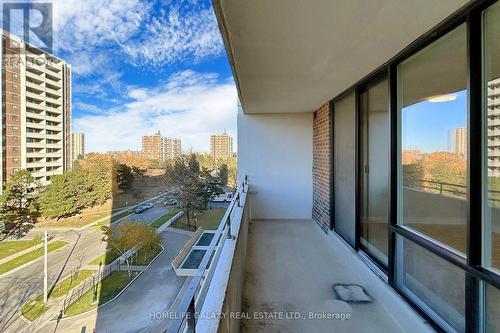 608 - 101 Prudential Drive, Toronto, ON - Outdoor With Balcony