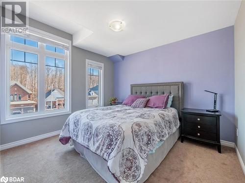 View of carpeted bedroom - 3046 Stone Ridge Boulevard, Orillia, ON - Indoor Photo Showing Bedroom