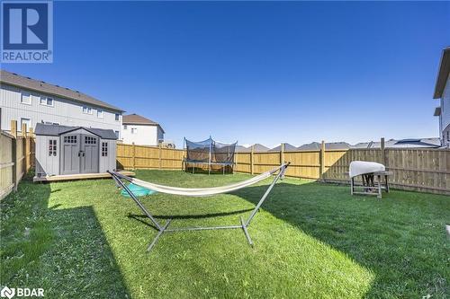 View of back yard - 3046 Stone Ridge Boulevard, Orillia, ON - Outdoor With Backyard