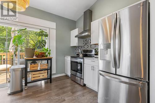 195 Wood Street E, Hamilton, ON - Indoor Photo Showing Kitchen With Stainless Steel Kitchen