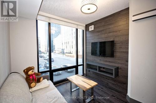 S215 - 330 Phillip Street, Waterloo, ON - Indoor Photo Showing Other Room With Fireplace