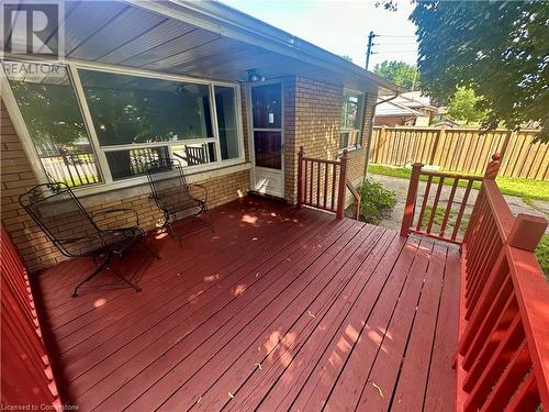 15 Cornell Avenue, Kitchener, ON - Outdoor With Deck Patio Veranda With Exterior