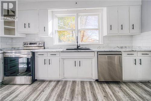 336 Weber Street W, Kitchener, ON - Indoor Photo Showing Kitchen With Upgraded Kitchen