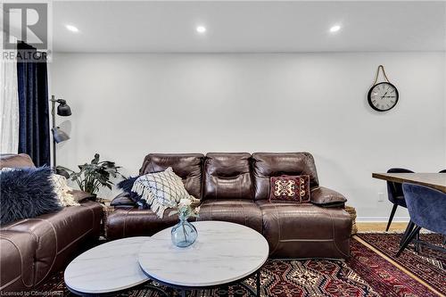 Living room with hardwood / wood-style flooring - 50 Howe Drive Unit# 17B, Kitchener, ON - Indoor