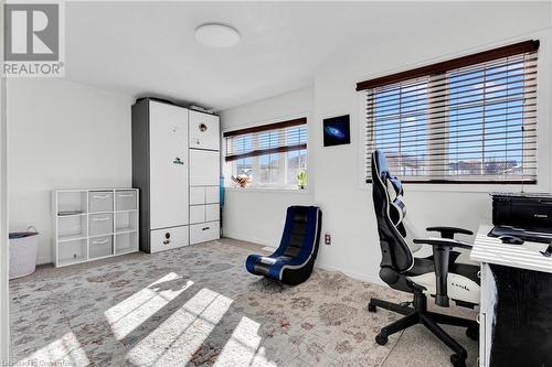 View of carpeted office - 50 Howe Drive Unit# 17B, Kitchener, ON - Indoor Photo Showing Office