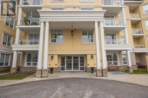 312 - 21 Brookhouse Drive, Clarington (Newcastle), ON - Outdoor With Balcony With Facade