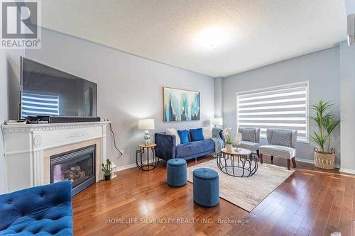 12 Lockburn Crescent, Brampton, ON - Indoor Photo Showing Living Room With Fireplace