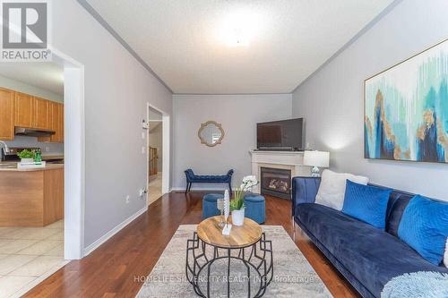 12 Lockburn Crescent, Brampton, ON - Indoor Photo Showing Living Room With Fireplace