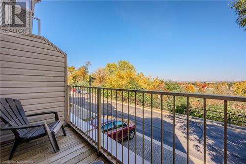 View of balcony - 230 Blackhorne Drive Unit# 19, Kitchener, ON - Outdoor With Exterior