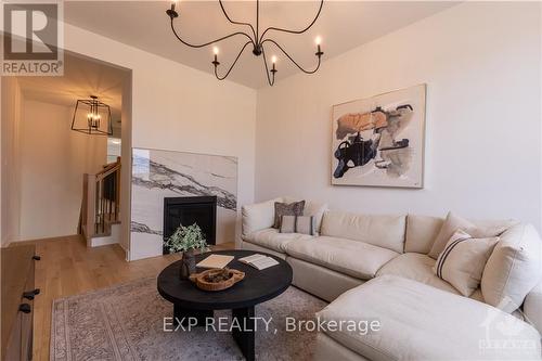 Blk 23 Unit 1 Lewis Street, Carleton Place, ON - Indoor Photo Showing Living Room With Fireplace