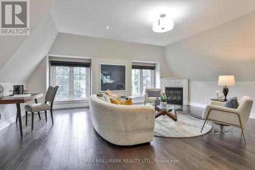 194 Erskine Avenue, Toronto, ON - Indoor Photo Showing Living Room With Fireplace