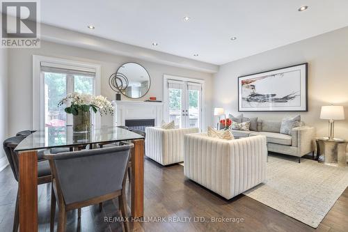 194 Erskine Avenue, Toronto, ON - Indoor Photo Showing Living Room With Fireplace