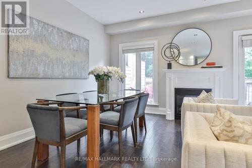 194 Erskine Avenue, Toronto, ON - Indoor Photo Showing Dining Room With Fireplace