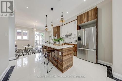 228 Mcrae Drive, Toronto, ON - Indoor Photo Showing Kitchen With Upgraded Kitchen