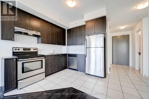 313 - 50 Sky Harbour Drive, Brampton, ON - Indoor Photo Showing Kitchen With Stainless Steel Kitchen